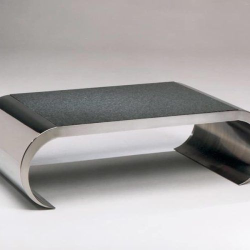 Brushed Stainless Steel Coffee Tables (Photo 4 of 20)