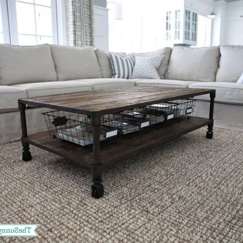 Coffee Tables With Basket Storage Underneath (Photo 7 of 20)