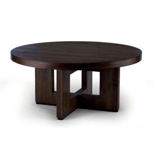 Dark Wood Round Coffee Tables (Photo 12 of 20)