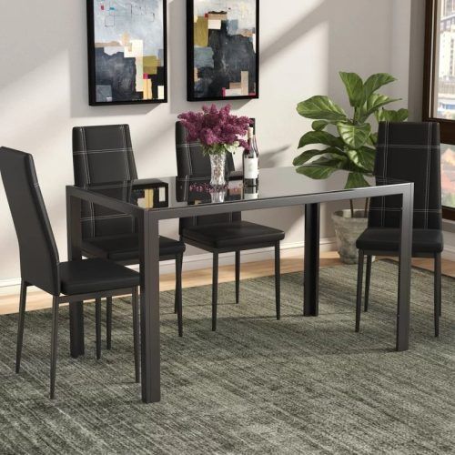 Taulbee 5 Piece Dining Sets (Photo 4 of 20)