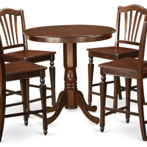 Evellen 5 Piece Solid Wood Dining Sets (Set Of 5) (Photo 2 of 20)