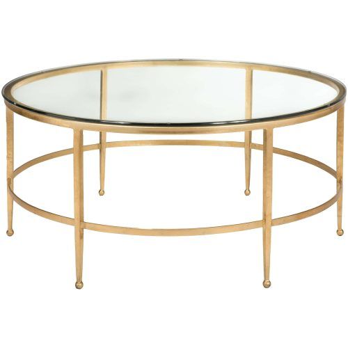 Gold Round Coffee Table (Photo 3 of 20)