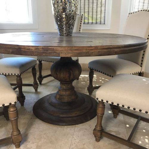 Granger 31.5'' Iron Pedestal Dining Tables (Photo 4 of 20)
