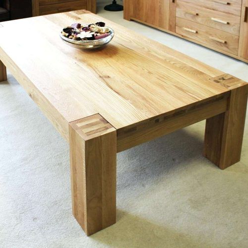 Large Oak Coffee Tables (Photo 3 of 20)