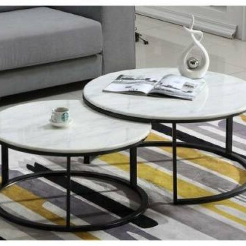 Marble Coffee Tables Set Of 2 (Photo 10 of 20)