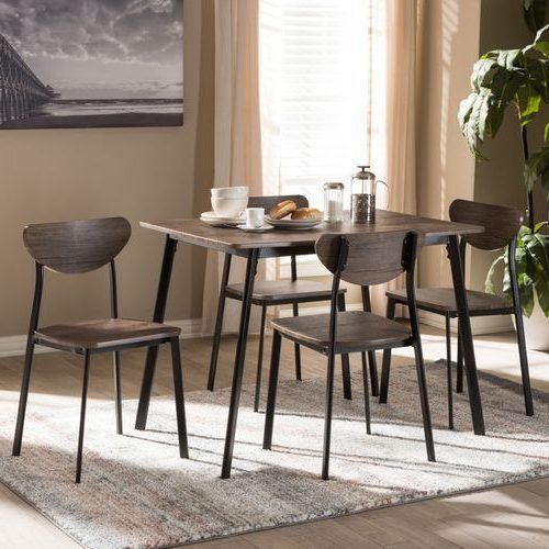 Wiggs 5 Piece Dining Sets (Photo 4 of 20)