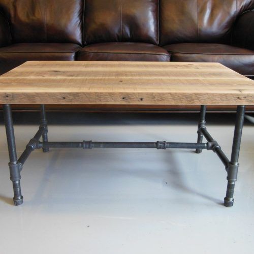 Reclaimed Elm Cast Iron Coffee Tables (Photo 3 of 20)