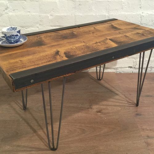 Reclaimed Pine & Iron Coffee Tables (Photo 14 of 20)
