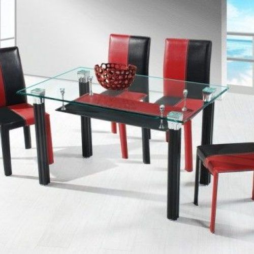 Red Dining Table Sets (Photo 9 of 20)