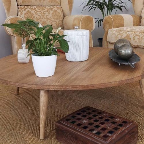 Rustic Round Coffee Tables (Photo 16 of 20)