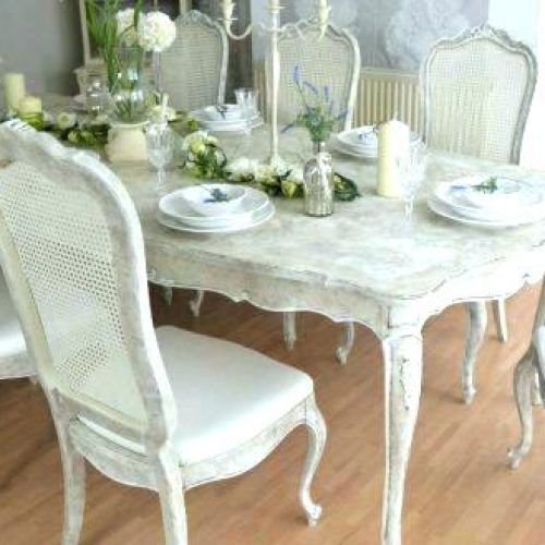 Shabby Dining Tables And Chairs (Photo 5 of 20)