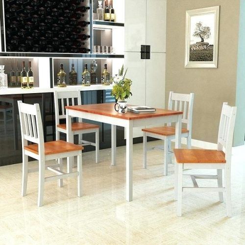 Helms 5 Piece Round Dining Sets With Side Chairs (Photo 14 of 20)