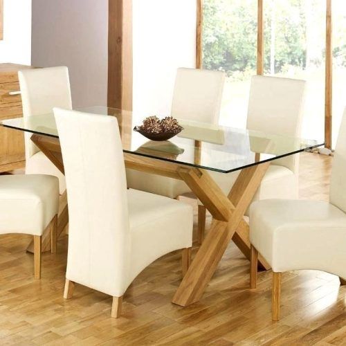 Oak Glass Top Dining Tables (Photo 12 of 20)