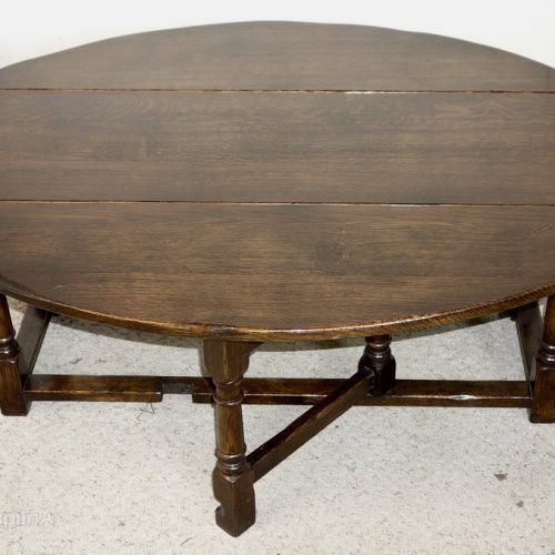 Vintage Gray Oak Coffee Tables (Photo 16 of 20)
