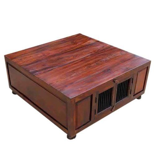 Walnut Wood Storage Trunk Cocktail Tables (Photo 9 of 20)