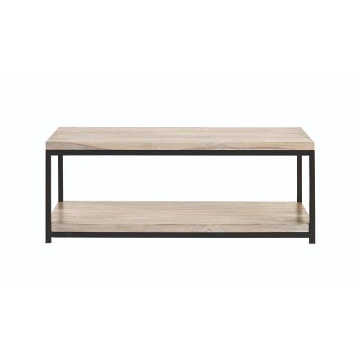 White Wash 2-Drawer/1-Door Coffee Tables (Photo 4 of 20)