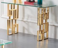 The 20 Best Collection of Gold Console Tables