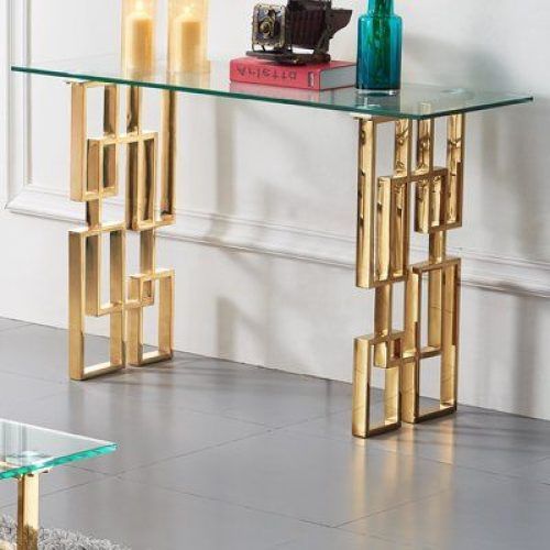 Gold Console Tables (Photo 1 of 20)