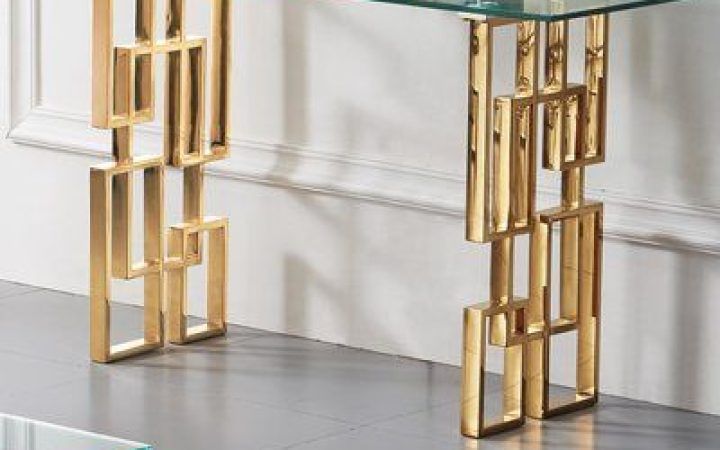 The 20 Best Collection of Gold Console Tables