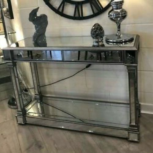 Mirrored And Chrome Modern Console Tables (Photo 20 of 20)