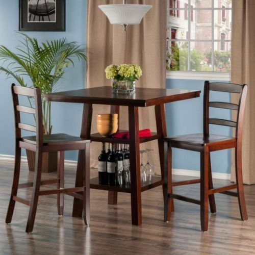 Winsome 3 Piece Counter Height Dining Sets (Photo 10 of 20)