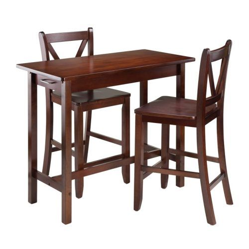 Winsome 3 Piece Counter Height Dining Sets (Photo 2 of 20)