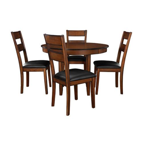 Amir 5 Piece Solid Wood Dining Sets (Set Of 5) (Photo 2 of 20)