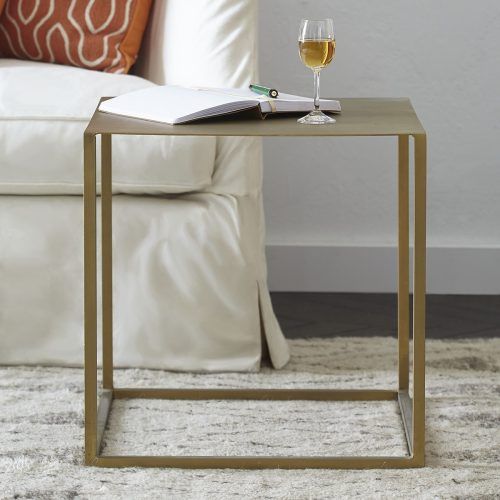 Brass Iron Cube Tables (Photo 1 of 20)