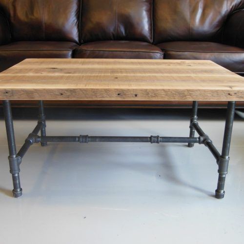 Iron Wood Coffee Tables With Wheels (Photo 5 of 20)