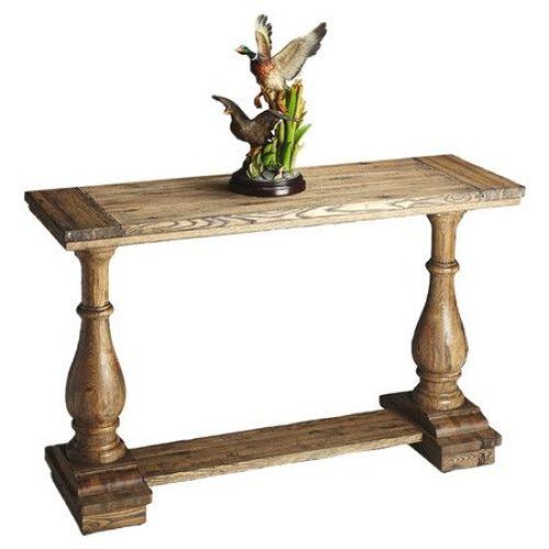 Rustic Bronze Patina Console Tables (Photo 4 of 20)