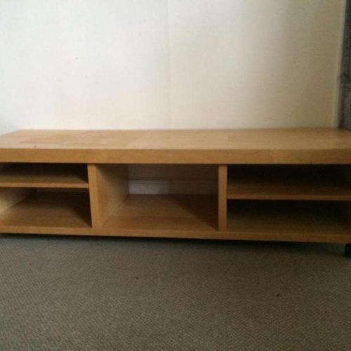 Wooden Tv Stands With Wheels (Photo 12 of 15)