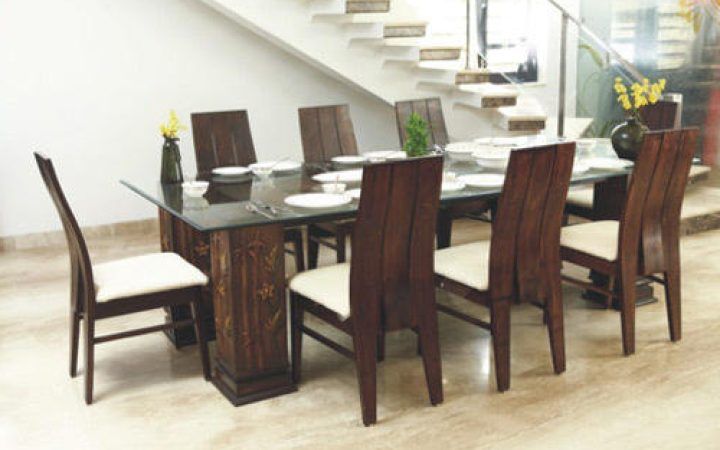 20 Ideas of Wood Glass Dining Tables
