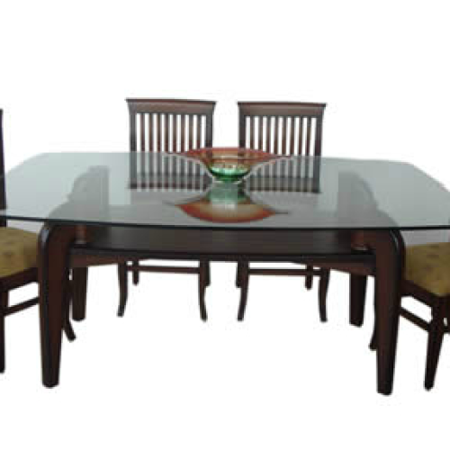 Wooden Glass Dining Tables (Photo 4 of 20)