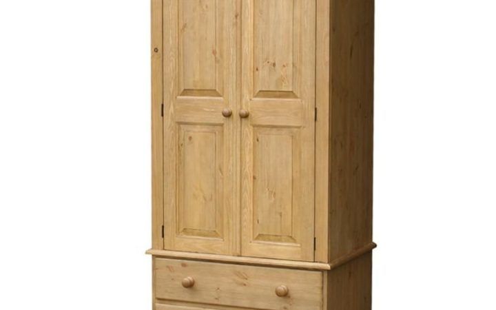 Pine Wardrobes with Drawers