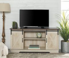 2024 Best of Woven Paths Franklin Grooved Two-door Tv Stands