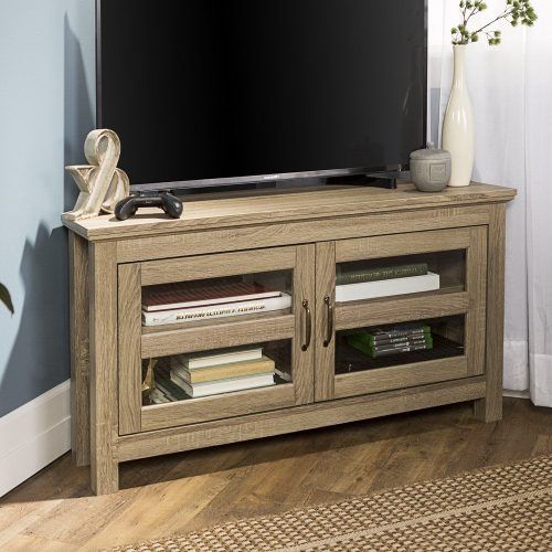 Woven Paths Transitional Corner Tv Stands With Multiple Finishes (Photo 1 of 20)
