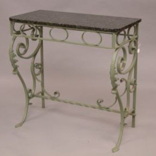 Wrought Iron Console Tables (Photo 6 of 20)