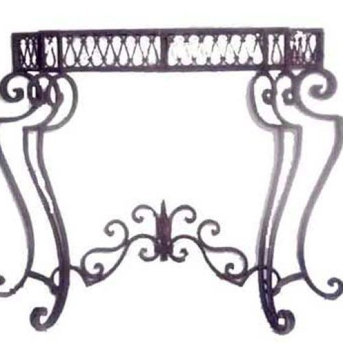 Wrought Iron Console Tables (Photo 15 of 20)