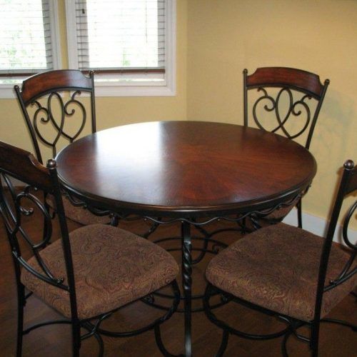Deonte 38'' Iron Dining Tables (Photo 13 of 20)