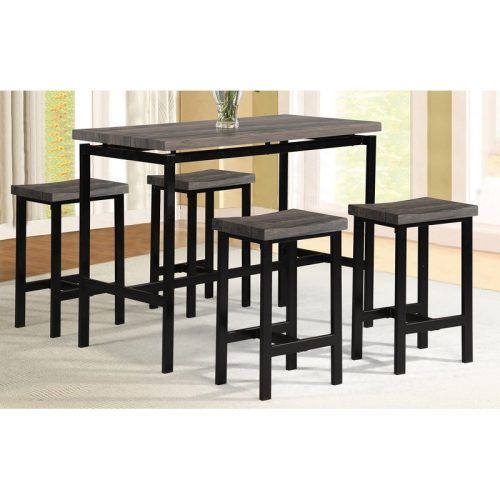 Denzel 5 Piece Counter Height Breakfast Nook Dining Sets (Photo 1 of 20)