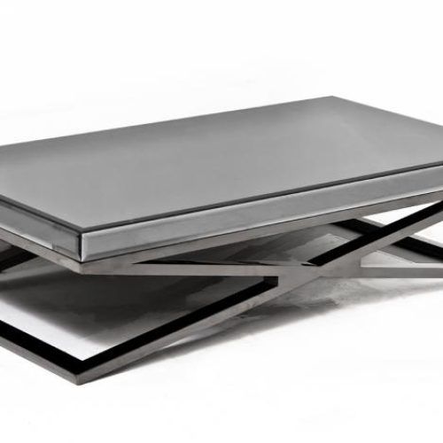Silver Mirror And Chrome Coffee Tables (Photo 20 of 20)
