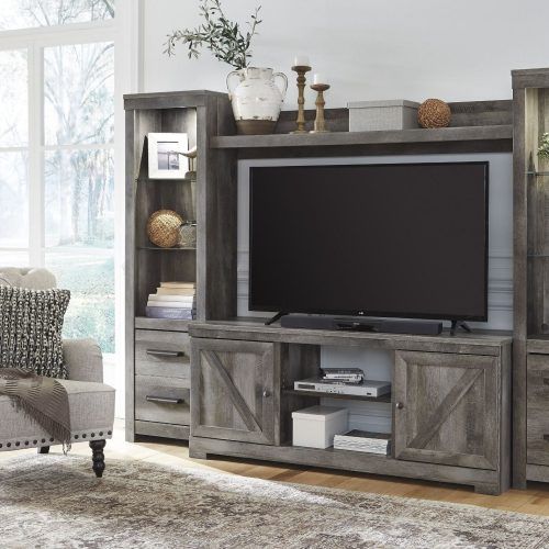 Tv Stands In Rustic Gray Wash Entertainment Center For Living Room (Photo 12 of 20)