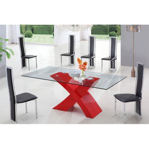 Red Gloss Dining Tables (Photo 7 of 20)