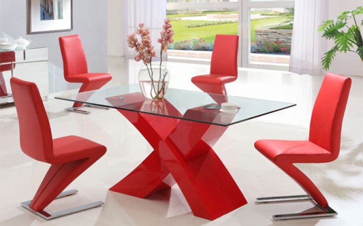 The 20 Best Collection of Red Gloss Dining Tables