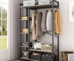 20 Ideas of Clothes Rack Wardrobes