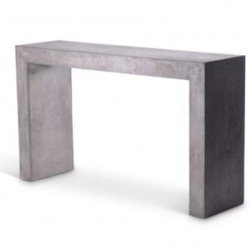 Modern Concrete Console Tables (Photo 2 of 20)