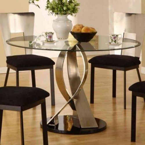 Retro Glass Dining Tables And Chairs (Photo 3 of 20)